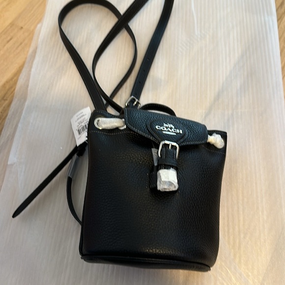 Coach Leather Amelia backpack black - Picture 2 of 15